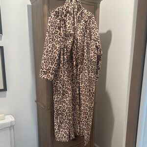 Leopard Print Women's Robe